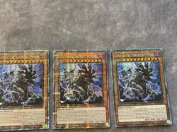 Yugioh 3x Lord Of The Heavenly Prison Quarter Century Secret RA03-EN029 1st NM - Image 1