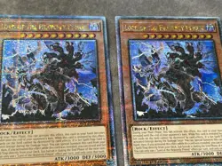 Yugioh 3x Lord Of The Heavenly Prison Quarter Century Secret RA03-EN029 1st NM - Image 2