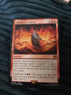 Nibelheim Aflame Final Fantasy MTG NM-M - Image 1