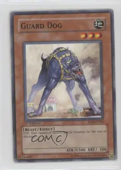 Guard Dog 1st Ed. YuGiOh Enemy of Justice #EOJ-EN024 2006 0nr3 - Image 1