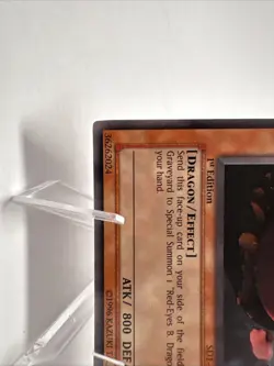 Red-Eyes B. Chick YuGiOh 1st Edition Trading Card SD1-EN007 - Image 4