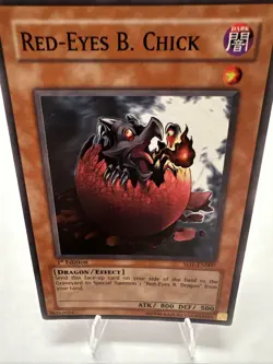 Red-Eyes B. Chick YuGiOh 1st Edition Trading Card SD1-EN007 - Image 6