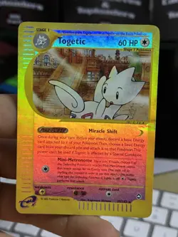 #2 Togetic 39/147 Aquapolis 2002 Reverse Holo Rare Pokemon Card TCG - Image 4