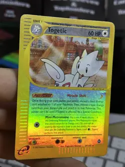 #2 Togetic 39/147 Aquapolis 2002 Reverse Holo Rare Pokemon Card TCG - Image 5