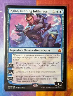 Kaito, Cunning Infiltrator Foundations MTG TCG CCG Never Played - Image 1