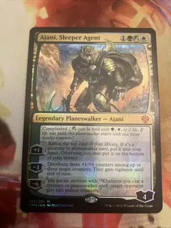 1 x Ajani, Sleeper Agent - Foil - Dominaria United - Light Play - MTG - Image 1