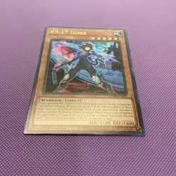 Yugioh Justice Hunters - K9-17 IZUNA - JUSH-EN031 Ultra Rare 1 Edition NM - Image 2