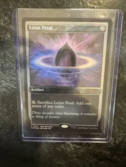 MTG Lotus Petal 30th Birthday Promo Foil Etched 0001 NM Condition - Image 7