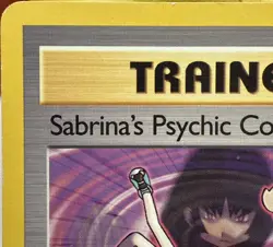 Sabrina's Psychic Control 121/132 Unlimited Gym Challenge Pokemon MP Uncommon - Image 2