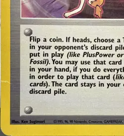 Sabrina's Psychic Control 121/132 Unlimited Gym Challenge Pokemon MP Uncommon - Image 5