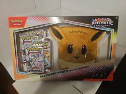 Pokemon Prismatic Evolutions Accessory Pouch Special Collection Sealed - Image 1
