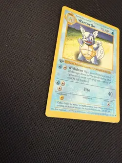 Pokemon Wartortle 42/102 1st Edition Shadowless Base Set Card Unplayed NM LOOK! - Image 6