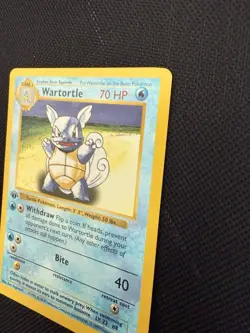 Pokemon Wartortle 42/102 1st Edition Shadowless Base Set Card Unplayed NM LOOK! - Image 8
