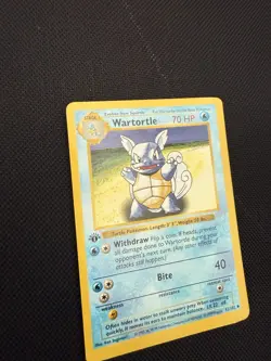 Pokemon Wartortle 42/102 1st Edition Shadowless Base Set Card Unplayed NM LOOK! - Image 9