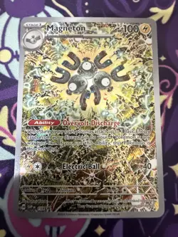 Pokemon Magneton SVP 159 Surging Sparks ETB Holo Black Star Promo - Image 1