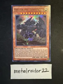 Yugioh Obelisk the Tormentor MVP1-ENSV5 DSoD Near Mint - Image 1
