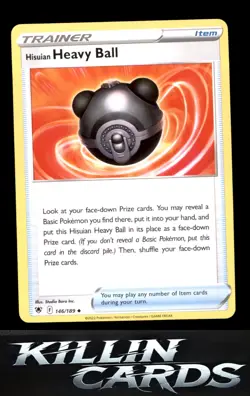 Hisuian Heavy Ball 146/189 Uncommon SWSH10: Astral Radiance Pokemon Card NM - Image 1