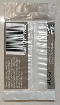 Magic The Gathering MTG EMPTY ANTIQUITIES BOOSTER PACK WRAPPER No Cards - Image 2