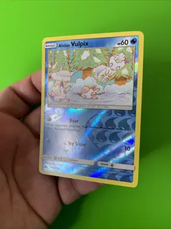Alolan Vulpix 30/156 Ultra Prism Reverse Holo Pokémon Card LP - Image 12