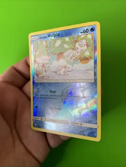 Alolan Vulpix 30/156 Ultra Prism Reverse Holo Pokémon Card LP - Image 13