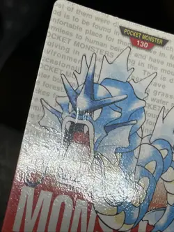 Magikarp No. 129 Gyarados No. 130 Carddass 1996 Red BANDAI Pokemon Card Japanese - Image 19