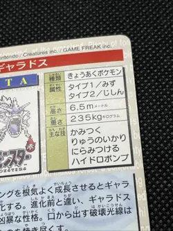 Magikarp No. 129 Gyarados No. 130 Carddass 1996 Red BANDAI Pokemon Card Japanese - Image 22