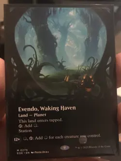 Borderless EVENDO, WAKING HAVEN mtg NM-M Edge of Eternities 1 Mythic - Image 1