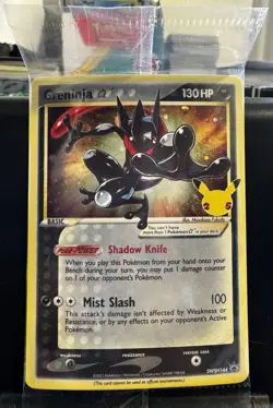 Greninja Gold Star SWSH144 - Celebrations ETB PROMO Pokemon Card  Sealed - Image 1