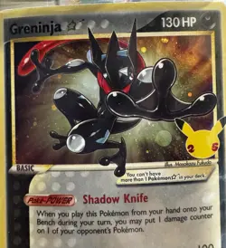 Greninja Gold Star SWSH144 - Celebrations ETB PROMO Pokemon Card  Sealed - Image 14