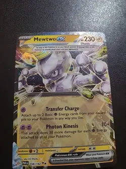 Mewtwo ex - 058/182 - Pokemon Paradox Rift Ultra Rare Card NM - Image 1