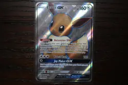 NM | Eevee GX - SM242 - Full Art Promo Black Star Ultra Rare Holo - Pokemon Card - Image 3