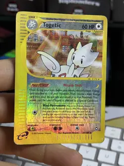Togetic 39/147 Aquapolis 2002 Reverse Holo Rare Pokemon Card TCG - Image 3