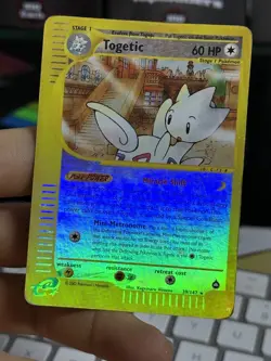 Togetic 39/147 Aquapolis 2002 Reverse Holo Rare Pokemon Card TCG - Image 4