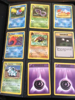 Rare Vintage Pokemon Fossil TCG Card Lot 9 Cards - Image 2