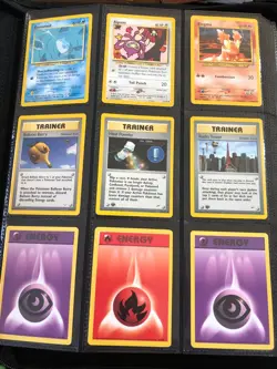 Rare Vintage Pokemon Neo Era TCG Card Lot 9 Cards - Image 2