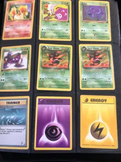 Rare Vintage Pokemon Team Rocket TCG Card Lot 9 Cards - Image 1
