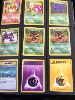 Rare Vintage Pokemon Team Rocket TCG Card Lot 9 Cards - Image 2