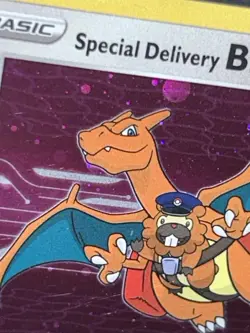 Pokémon TCG Special Delivery Bidoof Sword & Shield SWSH177 Holo Promo Card - Image 3