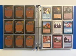 VINTAGE MTG CCG Binder of Magic the Gathering Cards Old 90’s Era TCG Collection - Image 10