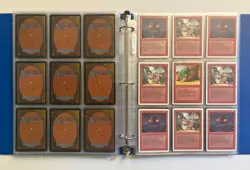 VINTAGE MTG CCG Binder of Magic the Gathering Cards Old 90’s Era TCG Collection - Image 11