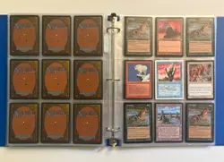 VINTAGE MTG CCG Binder of Magic the Gathering Cards Old 90’s Era TCG Collection - Image 12