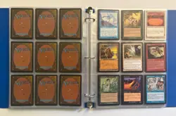 VINTAGE MTG CCG Binder of Magic the Gathering Cards Old 90’s Era TCG Collection - Image 13