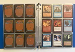 VINTAGE MTG CCG Binder of Magic the Gathering Cards Old 90’s Era TCG Collection - Image 14