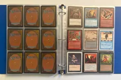 VINTAGE MTG CCG Binder of Magic the Gathering Cards Old 90’s Era TCG Collection - Image 16