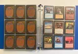 VINTAGE MTG CCG Binder of Magic the Gathering Cards Old 90’s Era TCG Collection - Image 19