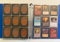 VINTAGE MTG CCG Binder of Magic the Gathering Cards Old 90’s Era TCG Collection - Image 21
