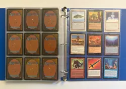 VINTAGE MTG CCG Binder of Magic the Gathering Cards Old 90’s Era TCG Collection - Image 23