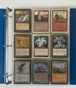 VINTAGE MTG CCG Binder of Magic the Gathering Cards Old 90’s Era TCG Collection - Image 25