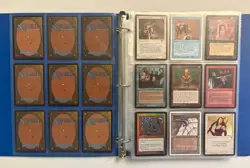 VINTAGE MTG CCG Binder of Magic the Gathering Cards Old 90’s Era TCG Collection - Image 26