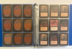 VINTAGE MTG CCG Binder of Magic the Gathering Cards Old 90’s Era TCG Collection - Image 28